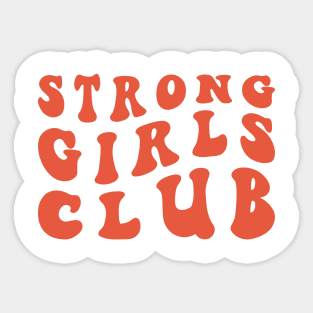 Strong Girls Club Sticker